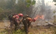Sigue descontrolado incendio en El Turbio tras once días de combate: Más de 3.000 hectáreas y un galpón quemados