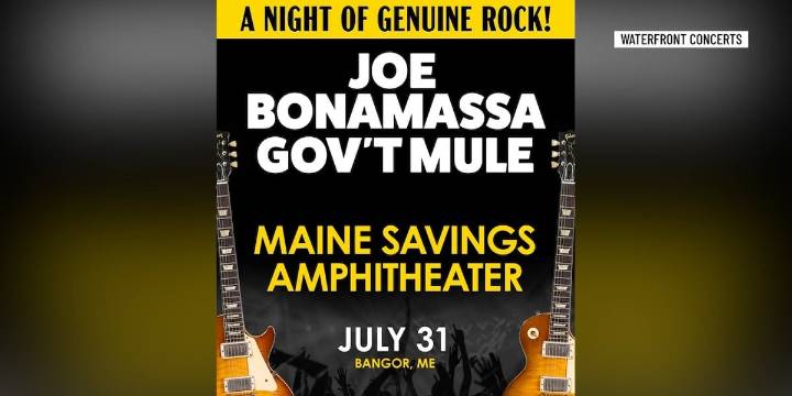 Joe Bonamassa returning to Bangor