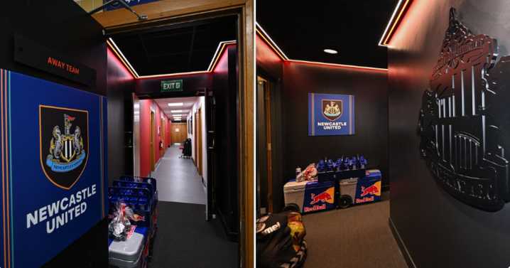 Newcastle United staff pin brilliant three-word message on Sunderland dressing room wall