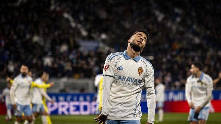 El Real Zaragoza pasará la Navidad en descenso: acabará la jornada a 4 puntos de la permanencia