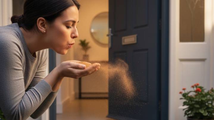Es tendencia: para qué sirve soplar canela en polvo en la entrada de casa