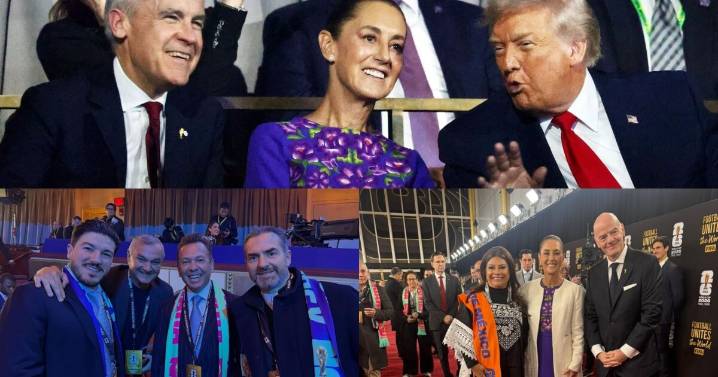 La política mexicana desfila en EU por el Mundial 2026