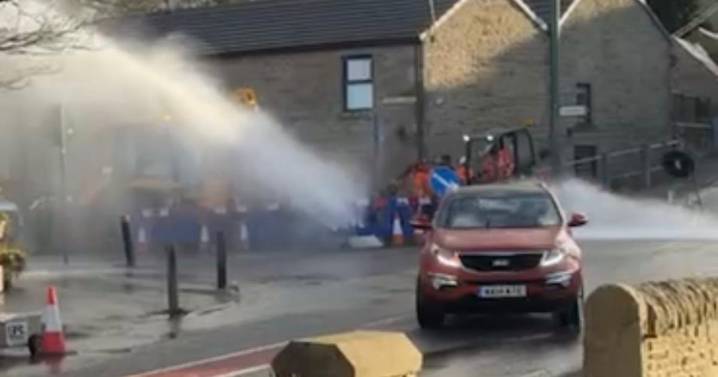 Cause of burst water pipe in Consett Road, Castleside, identfied