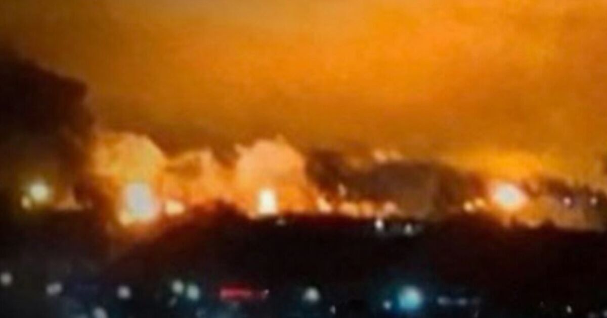 Russia in flames as huge fire erupts at major refinery after massive Ukraine drone attack