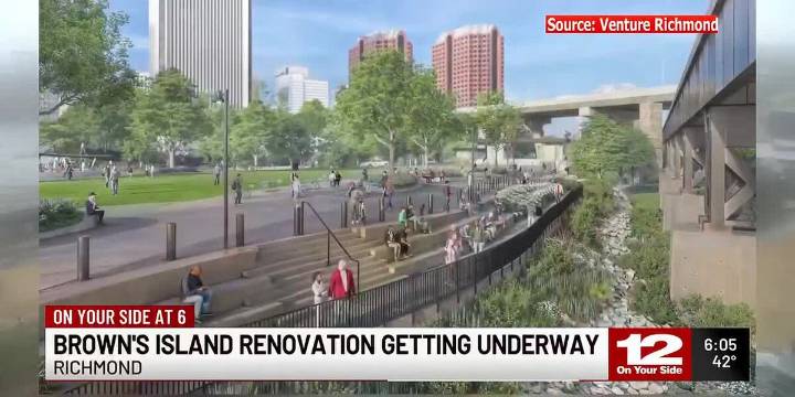 Brown's Island renovation getting underway