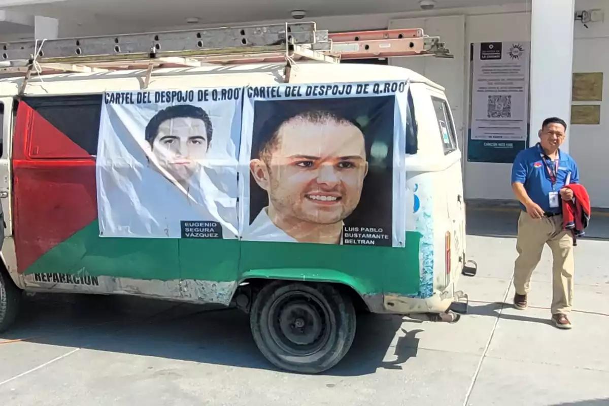 Trabajadores acusaron presunto abuso policial durante manifestación pacífica en el Ayuntamiento de Cancún