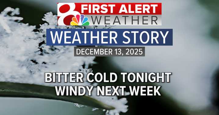 Forecast: Bitter cold Sunday morning, windy next week