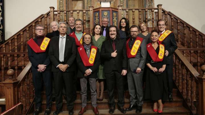 Siete grandes de la música ingresan en el Claustro Universitario de las Artes en una ceremonia en Alcalá