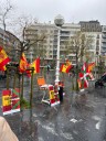 Constitucionalistas se manifiestan en San Sebastián en favor de la Carta Magna