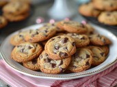 Receta rápida de galletas de chispas de chocolate en freidora de aire