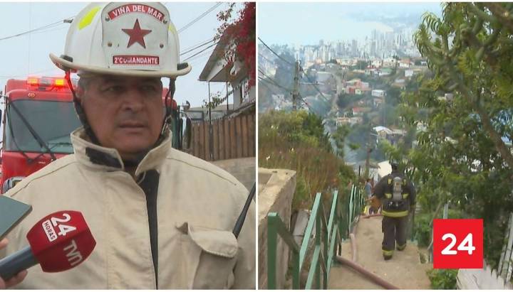 Un muerto tras incendio en sector alto de Viña del Mar: investigan intencionalidad