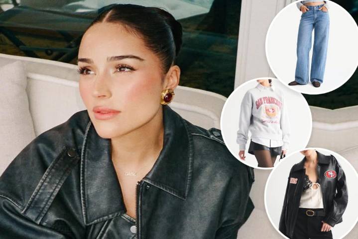 Exclusive | Olivia Culpo teams with Abercrombie on San Francisco 49ers collection