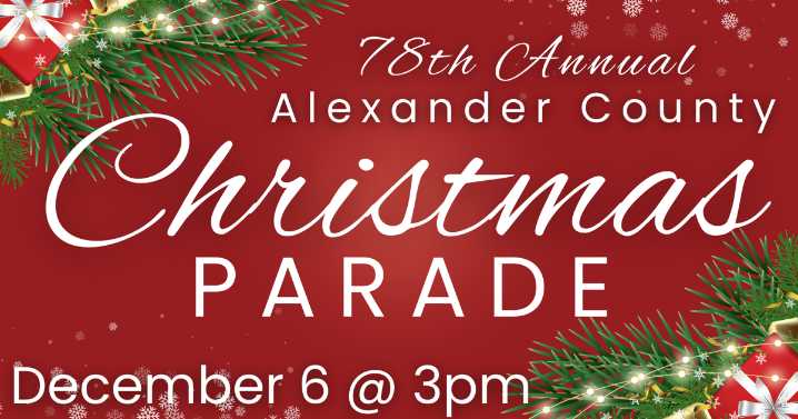 78th annual Alexander County Christmas Parade is Saturday