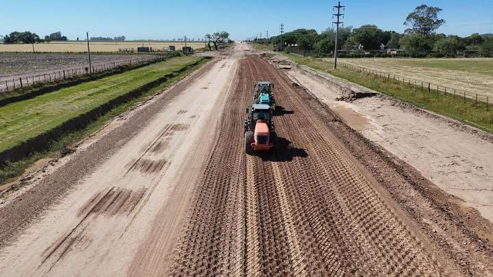 Supervisan el avance de las obras en la futura Circunvalación de Venado Tuerto