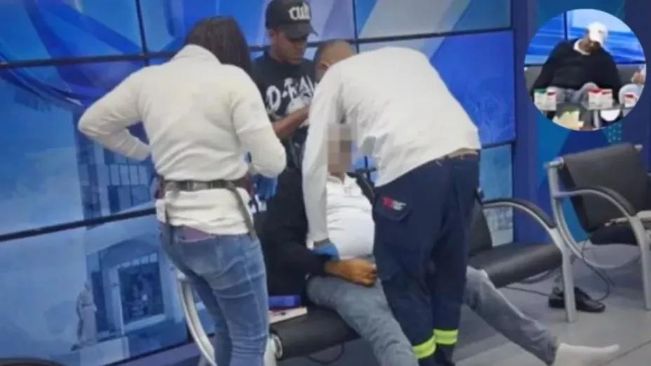 Hombre muere en entrevista en vivo tras sufrir un paro cardíaco