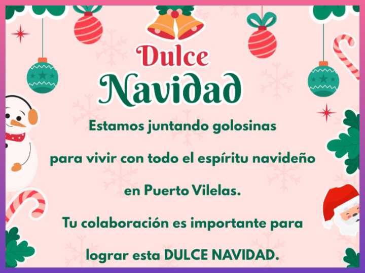PUERTO VILELAS:  Vida Plena Lanza La Campaña “Dulce Navidad” Para Los Más Chiquitos