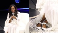 Oprah Pops in Bow-adorned Heels for 'Oprah: In Conversation' in Sydney