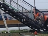 Puente Monark: reparan estructura tras denuncias de corrosión y robos de piezas metálicas