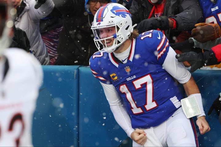 Josh Allen wrests Bills' win from Bengals, showing anything's possible when he's that guy