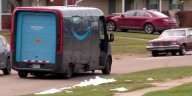 Amazon delivery van stolen with driver inside in Ohio