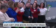 Adair County EMS celebrates new station over a year after Greenfield tornado destruction