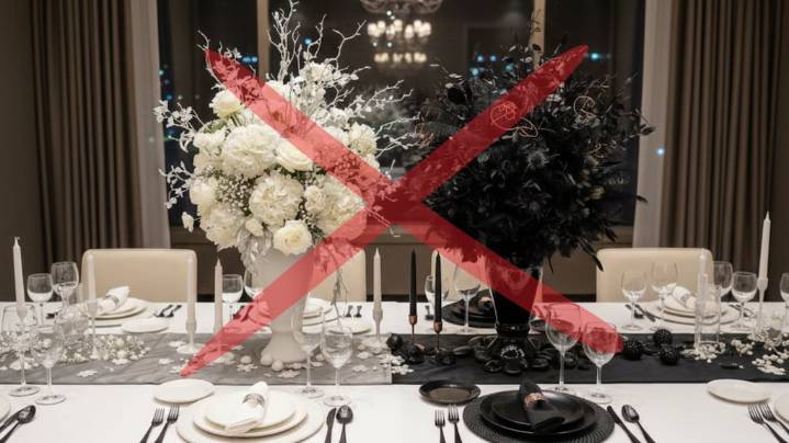 Ni centros de mesa blancos ni negros: la nueva tendencia más moderna para este Año Nuevo 2026