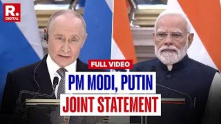 02:00 Modi-Putin Full Statement On Russia-India Business, Trade and Tariffs Republic Videos