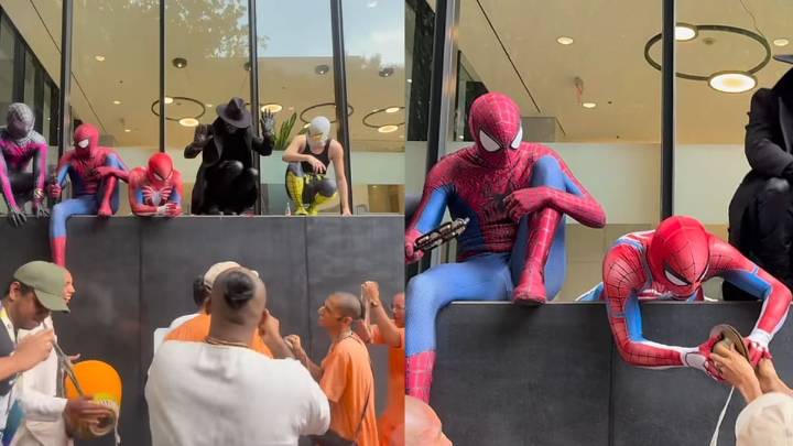'Sanatani Multiverse Of Bhakti': Spiderman, Superman & Batman Join 'Hare Krishna' Bhajan: Netizens Spark Memefest