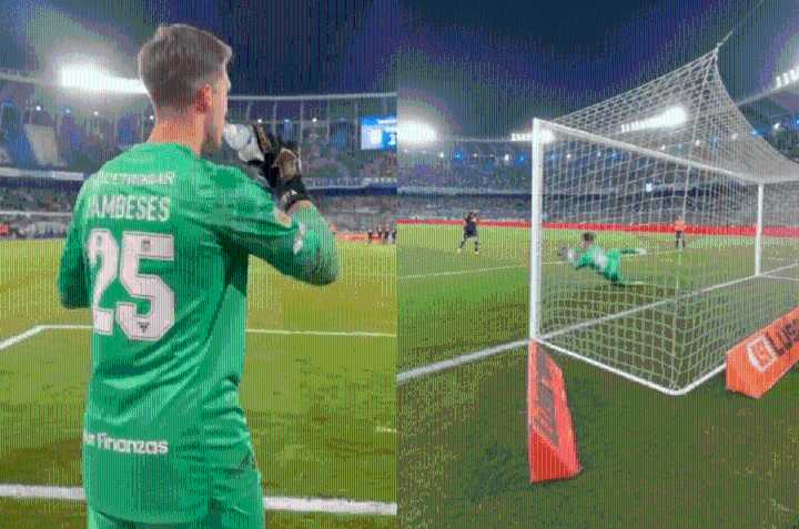 «Agua bendita»: el secreto de Cambeses para atajar penales en Racing