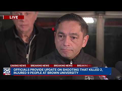 WATCH LIVE: Officials provide update on shooting that killed 2, injured 8 people at Brown University