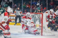 Cossa, Leonard step up again, red-hot Griffins win fifth in row