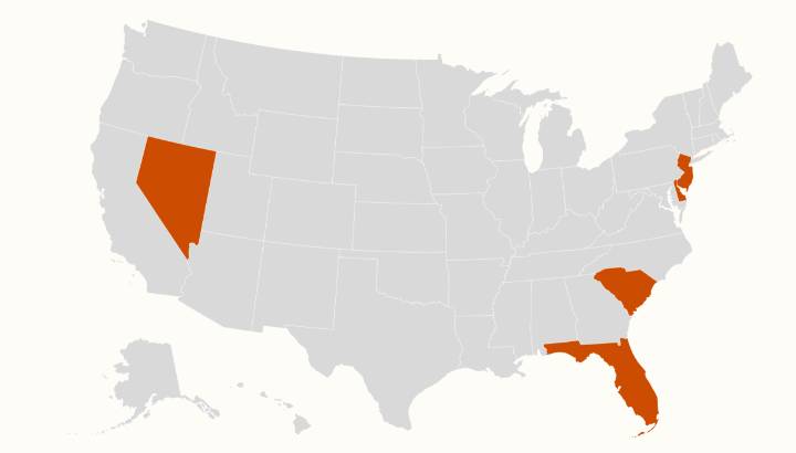 Map Shows States With Highest Home Foreclosure Rates
