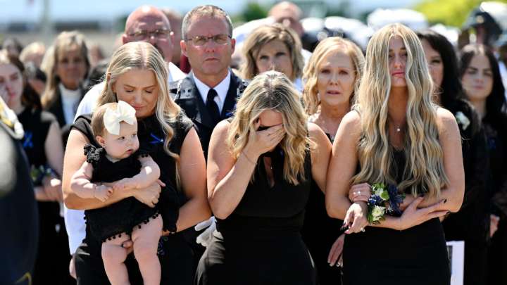 Slain Santaquin officer's family sues truck driver accused of killing him and driver's employer