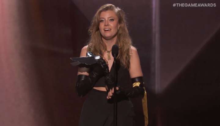 Game Awards 2025: Jennifer English thanks her 'beautiful girlfriend'