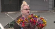 Stockton woman donates dozens of flower bouquets to mass shooting memorial