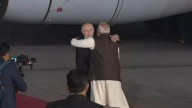 Russian President Putin arrives in Delhi on 2-day visit, PM Modi welcomes him with hug