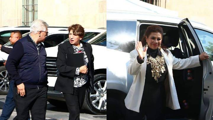 Gobernadores llegan a Palacio Nacional para homologar la Ley de Extorsión