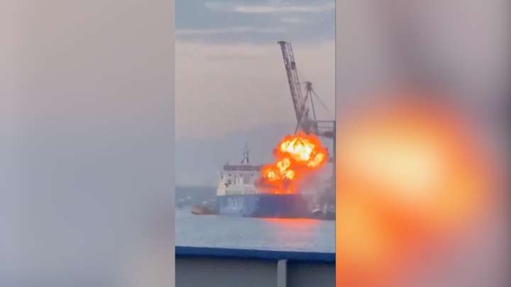 Russian drone hits Turkish ships in Ukraine