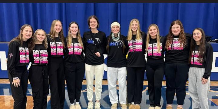 Remsen St. Mary’s girls basketball team plays first game following November accident