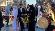 Hundreds gather for mass wedding in Gaza