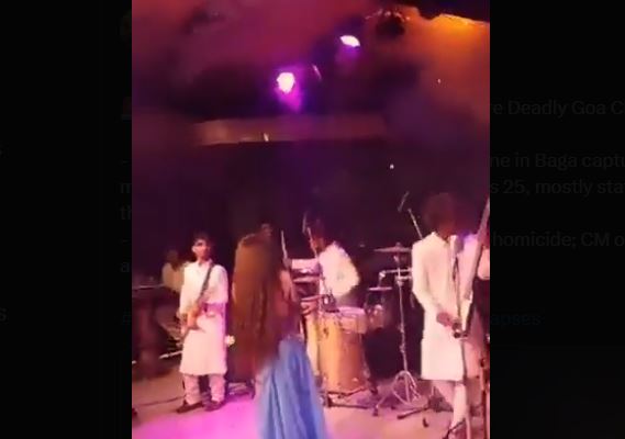 Watch viral video revealing how Goa nightclub fire spread instantly