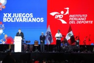 Presidente José Jerí participa en la la ceremonia de clausura de los XX Juegos Deportivos Bolivarianos Ayacucho
