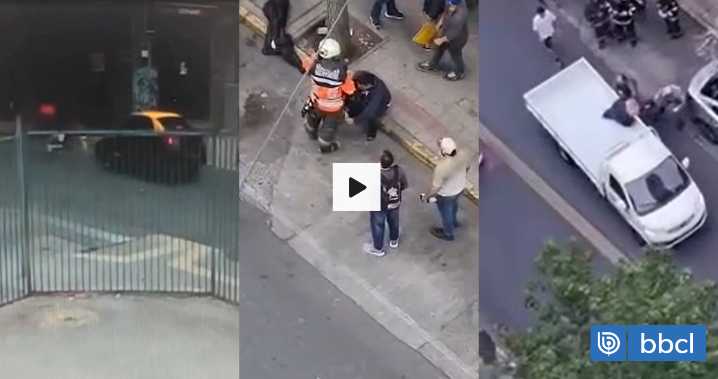 El insólito escape de motochorro que fue retenido por ciudadanos en Santiago: huyó subiéndose a camión