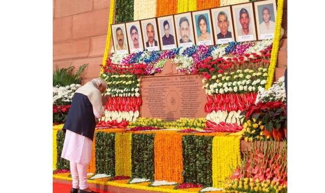 PM Modi Pays Tribute to Martyrs of 2001 Parliament Attack