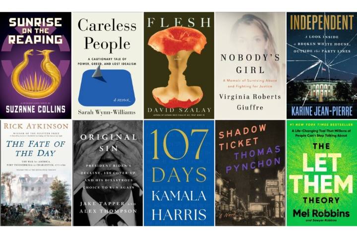 10 notable books of 2025: A posthumous memoir about Epstein, ‘Hunger Games’ and reliving 2024