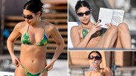 Chantel Jeffries Wears Stringy Bikini Lounging At Beach