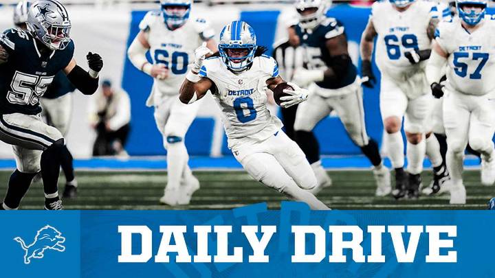 THE DAILY DRIVE: Lions see strong Pro Bowl voting updates, led by Jack Campbell and Jahmyr Gibbs
