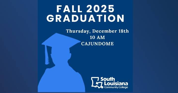 South Louisiana Community College to host Fall 2025 Graduation