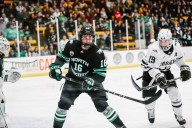UND increasingly using Andrew Strathmann in defensive situations