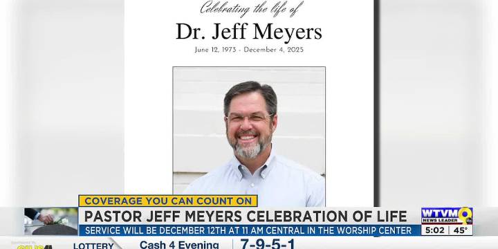 Funeral service set for First Baptist Church Opelika senior pastor Jeff Meyers